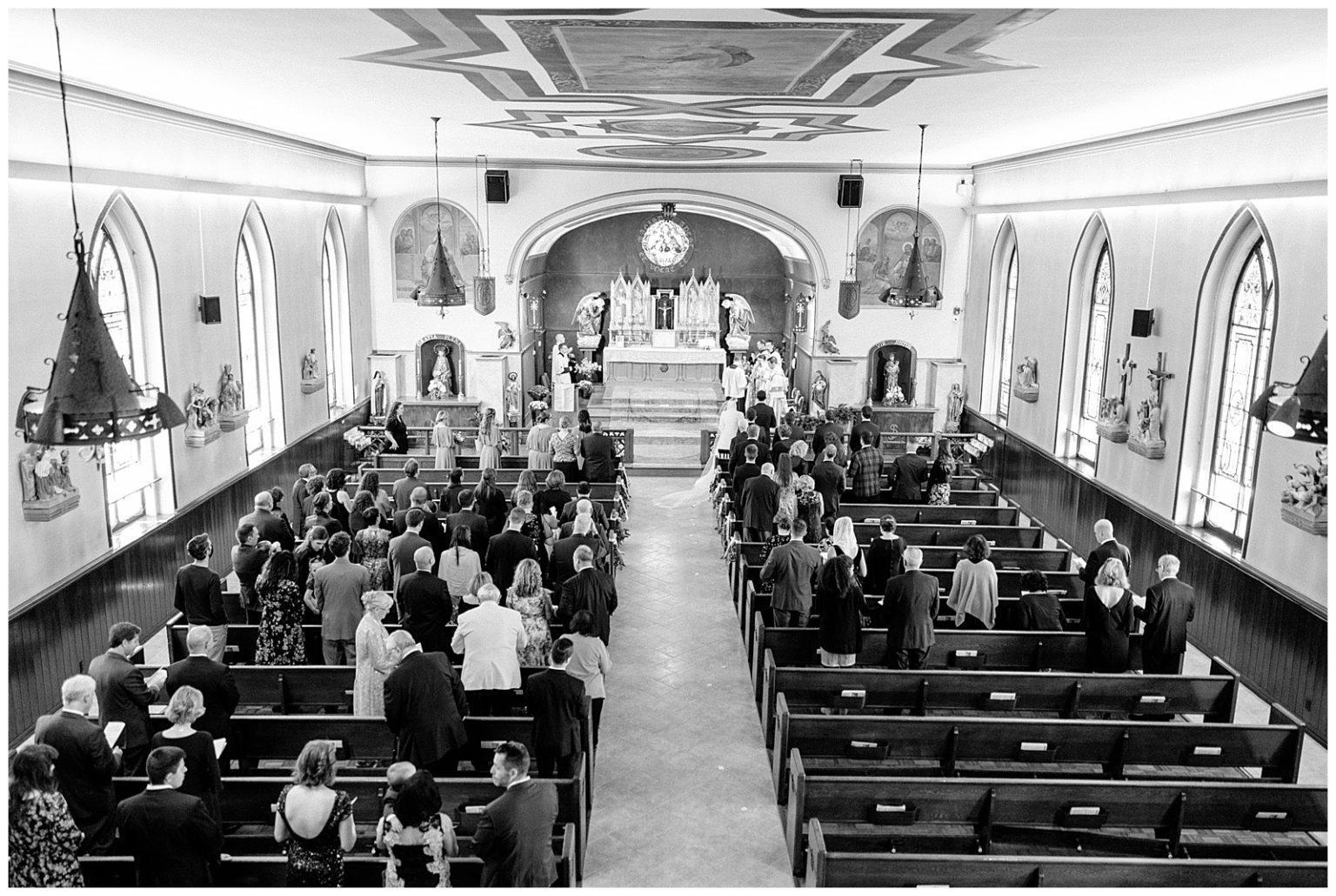 Traditional Latin Mass Wedding at the Shrine Chapel of the Blessed ...